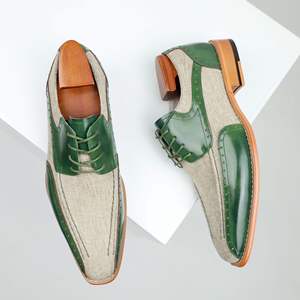 Luxurious High Quality Handcrafted Goodyear Oxfords Men's Formal Business Casual Closed <b>Shoes</b> Genuine Leather Upper Waterproof - Product Image 4