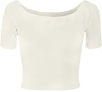 high quality cheap price crop tops for women,white shirt custom made with your logo
