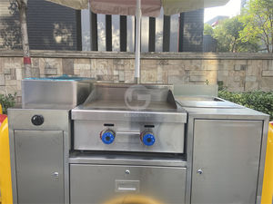 हॉट सेलिंग मोबाइल आउटडोर हॉट डॉग कार्ट वेंडिंग स्नैक साइकिल कार्ट फैक्टरी कीमत यूरोप में बिक्री के लिए - Product Image 4