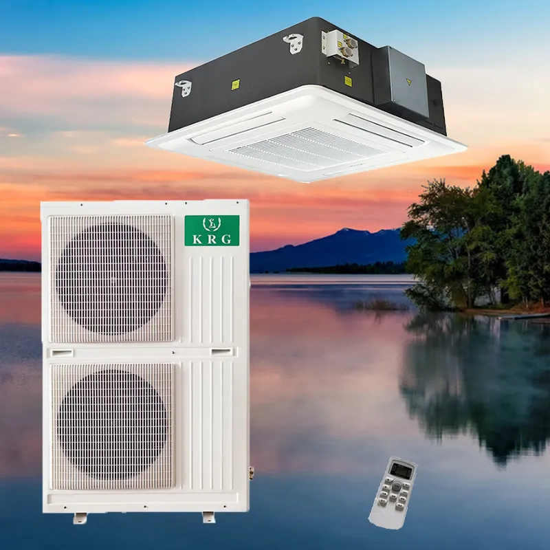 60000 BTU AIRE ACONDICIONADO CENTRAL 5 toneladas 7 HP casete de techo VRF VRV CE habitación grande fresco y calor fresco solo casete de 4 vías