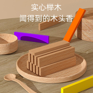 Bloques de construcción de Arquímedes, juguete de madera, 100 piezas, ensamblaje creativo para niños de 4 a 6 años, juego educativo práctico - Product Image 5