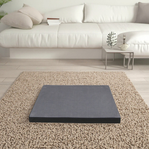 Petopia <strong>2</strong>-in-1 Modern Solid Pattern Pet <strong>Bed</strong> Washable High Quality Medium Size Cat Mat Classic Breathable Black <strong>Dog</strong> <strong>Bed</strong> - Product Image 2