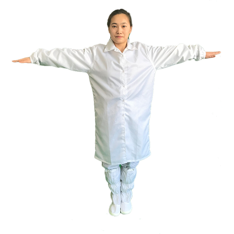 Custom Dustproof Antistatic Clothing Cleanroom Smock