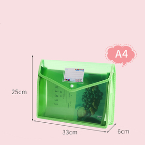 Rõ ràng màu <span class=keywords><strong>PP</strong></span> nhựa mở rộng tập tin Wallet Organizer <span class=keywords><strong>A5</strong></span> hộp mô hình với Nắp Nút cho các trường học sử dụng - Product Image 5