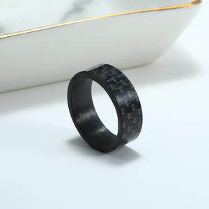 Anillos Negros de Fibra de Carbono para <span class=keywords><strong>Hombre</strong></span> y Mujer, <span class=keywords><strong>Anillo</strong></span> de Boda Punk Único, <span class=keywords><strong>Anillo</strong></span> de Compromiso Antiestrés, Aniversario - Product Image 5