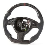   Volant en fibre de carbone haut de gamme, sport, à fond plat, remplacement amélioré pour la plupart des modèles, performance et luxe