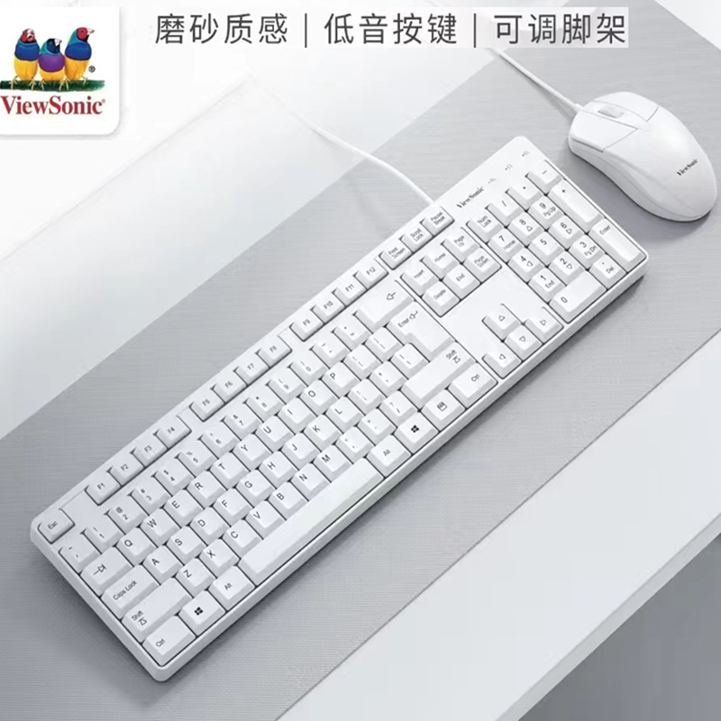 Ensemble clavier et souris ViewSonic 1500 [Blanc]