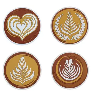 Porta-copos personalizado para café e bebidas, porta-copos com design exclusivo para café e café, para restaurante automotivo