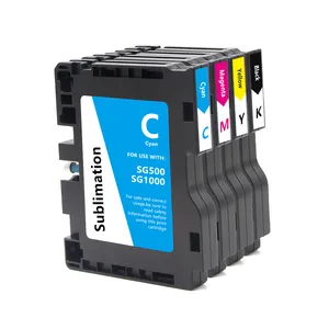 Supercolor Compatible Ink Cartridge With Chip Refill Sublimation Ink For Ricoh Sawgrass SG500 SG1000 Printer