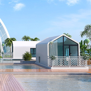 Casa Prefabbricata Portatile, Mini Casa Vacanze Modulare, Casa in Legno, Hotel Container, Villa con Struttura in Acciaio per Campeggio - Product Image 3