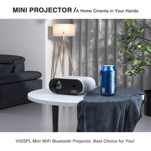Phổ biến nhất Mini 4K video chiếu với USB-C không dây cho Bluetooth 5.2 <span class=keywords><strong>wifi</strong></span> trực tiếp cho phòng ngủ Cinema bầu không khí - Product Image 3