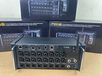 Nouvelle Version Console de Mixage Audio Numérique MR12/MR18 Ventilateur 12/18 Canaux 12 Bus Module WiFi Intégré/Enregistreur Stéréo USB en Métal