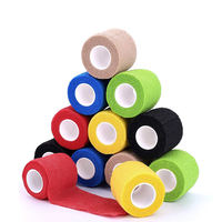 Bandage Cohésif Élastique Non Tissé Auto-Adhésif Imperméable pour Premiers Secours Sportifs et Soutien des Blessures – Personnalisation OEM, Vente en Gros