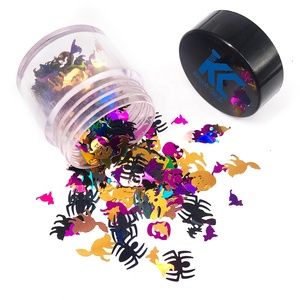 Fantôme pailleté Halloween Party Pumpkins Glitter Bats Witches Star Metallic Sequins Table Scatter for Halloween Table Decorations - Product Image 1