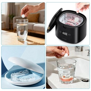 Tabletas de Limpieza <span class=keywords><strong>para</strong></span> Dentaduras Postizas con Sabor a Menta, Frescura Intensa, Ecológicas, Efervescentes de Disolución Rápida, Eliminan el 99.9% de Bacterias - Product Image 5