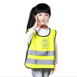Безопасный детский жилет, Светоотражающий Жилет с высокой видимостью, Детский защитный жилет, светоотражающий детский нагрудник на дороге