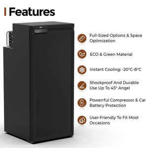 CR90-S Alpicool Portable Car <strong>Fridge</strong> Freezer 12v 24v 100-240v Electric <strong>Caravan</strong> Refrigerator Smart Storage <strong>Fridge</strong> RV <strong>Fridge</strong> - Product Image 4