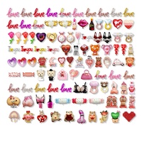Vente en gros Film aluminium Mylar Ballons de dessin animé Globos Feuille d'hélium Love Heart Valentines Ballons