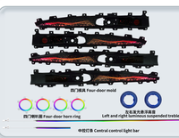 Kit d'éclairage d'ambiance LED couleur fantôme 12V pour Geely Galaxy E5 2024-2026, lampe intérieure avec application WeChat