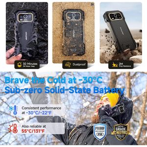 สมาร์ทโฟน Ulefone Armor 27 รุ่นทนทาน 24GB 256GB แบตเตอรี่ 10600mAh หน้าจอ 6.78 นิ้ว 120Hz ระบบปฏิบัติการ Android 14 ปลดล็อคแล้ว รองรับ 4G - Product Image 6