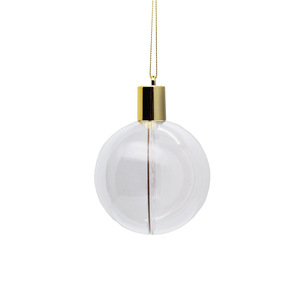 Boules <span class=keywords><strong>de</strong></span> Noël <span class=keywords><strong>en</strong></span> plastique à sublimation vierge Ornements suspendus <span class=keywords><strong>de</strong></span> Noël avec photo personnalisée pour l'impression <span class=keywords><strong>de</strong></span> bricolage - Product Image 2