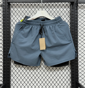 Shorts de football double couche <span class=keywords><strong>2</strong></span> en 1 avec doublure intérieure - Product Image 1