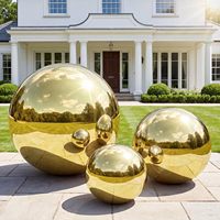 Boule miroir dorée brillante de grande taille avec pompe à air électrique pour la décoration de fête, gonflables publicitaires