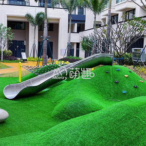 Terowongan Logam Bawah Tanah untuk Bermain Anak Balita, Pipa Merangkak dari Baja Anti Karat untuk Peralatan Taman Hiburan Prasekolah - Product Image 2