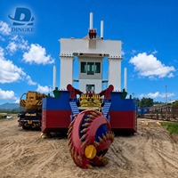 Pompa Gearbox Mesin Diesel Efisiensi Tinggi untuk Kapal Penyedot Pasir Tipe Hisap Jet Kapasitas Besar, Digunakan pada Kapal dengan Kecepatan 150-300m/jam, Merek DINGKE