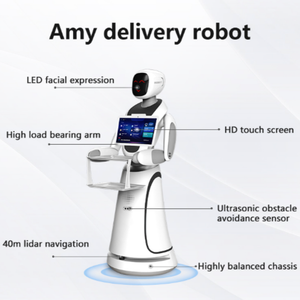 Nuevo Robot Camarero Humanoide con IA 2026 para Restaurantes y Tiendas, con Conversación Automática, Recarga Automática y Entrega de Comida Inteligente - Product Image 3