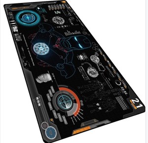 Tấm Lót Chuột Bàn Phím Bàn Phím <span class=keywords><strong>Overwatch</strong></span> RGB, Tấm Lót Chuột Chơi Game Cỡ Lớn Tùy Chỉnh Oem - Product Image 1