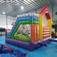 Château Gonflable Commercial Thème Clown de Cirque Personnalisé pour Location et Festivals