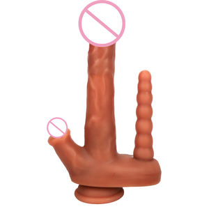Riesiger Silikon-<span class=keywords><strong>Dildo</strong></span> Realistisch Weich Fleischfarben Weibliche Anale Masturbation mit Saugnapf Erwachsenen-Masturbationsprodukte - Product Image 4