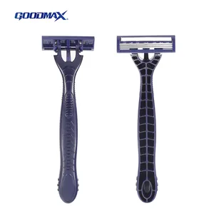 High Quality Triple Blade Sweden Stainless Steel Blades Disposable Shaving Razor And Beard Trimmer For Men