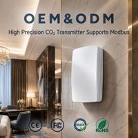 Sensor de CO2 NDIR Montado en Pared, Precio de Fábrica, Ahorro de Energía HVAC Comercial, Alta Precisión, IP30, Modbus RS485, Monitor IAQ de Lujo