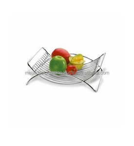 Accessoire de cuisine de luxe de panier de fil de fer le plus vendu dans la corbeille de fruits de Style classique pour le taux de gros décoratif de nourriture - Product Image 6