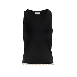 Women's Lace Trim Spliced Cami Tank <b>Top</b>, Versatile Sleeveless <b>Top</b> for Daily <b>Layering</b> Casual Wear - Product Image 6
