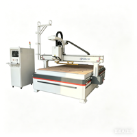 Machine de gravure et de découpe CNC ATC robuste YN2130 pour le bois, l'acrylique et l'aluminium, avec magazine d'outils linéaire à 12 emplacements