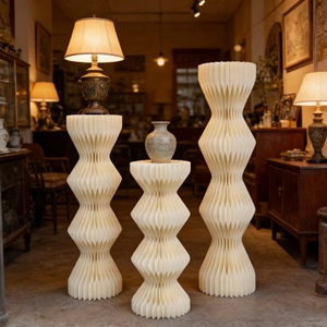 แท่นโชว์สินค้าทรงกระบอกสำหรับวางสินค้า ตกแต่งเทศกาลปีใหม่ - Product Image 5