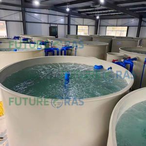 इनडोर बड़े वाणिज्यिक फ्राप मछली फार्म स्टॉक टैंक पूर्ण सेट गोलाकार फिबरग्लास मछली तालाब निर्माता - Product Image 2