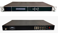 Modulateur DVB-T DMB-5100E à 3 ports GigE, entrée IP UDP RTP vers 16, 24 ou 32 sorties pour système de câble coaxial numérique