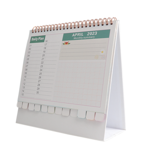 Nhãn Hiệu Riêng In Ấn Mini Kích Thước Nhỏ Màu Đen <span class=keywords><strong>2025</strong></span> 2026 Bàn Bảng Giấy Lịch Thiết Kế - Product Image 3