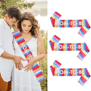 Mommy to be Party tracolla fascia in raso - Product Image 3