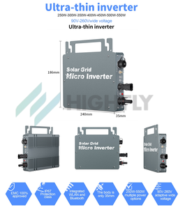 Highfly 800W On-Grid <span class=keywords><strong>Smart</strong></span> <span class=keywords><strong>Micro</strong></span> <span class=keywords><strong>Inverter</strong></span> Anti-Reverse Flow Solar <span class=keywords><strong>Inverter</strong></span> para balcón Salida monofásica - Product Image 5