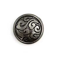 Venta al por mayor de fábrica: Botones de Conchos para Sillas de Montar Western, Diseño 3D Estereoscópico, Bronce y Plata, con Tornillo de Fijación, a Bajo Precio