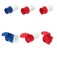 Prise industrielle HFE Hefeng 32A, connecteur 3, 4 ou 5 broches, 220V 380V 415V, IP44, étanche à l'eau et à la poussière, alimentation anti-explosion