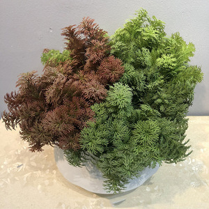Branches de pin artificielles en gros Yopin-5136 pour arbres plantes toile de fond vert maison mariage mur <span class=keywords><strong>jardin</strong></span> décoration - Product Image 1