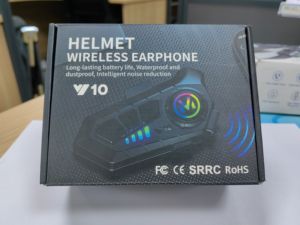 Headset Helm Y10 Grosir Pabrik Dengan Baterai 1000ma Waktu Siaga 270 jam Waktu Pengisian 2.5 jam Interkom Nirkabel <span class=keywords><strong>Blue</strong></span> Tooth - Product Image 4