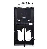 Piège à souris robuste en fer avec pédale sensible, attrapeur à ressort en métal noir réutilisable pour un contrôle rapide des souris en intérieur et en extérieur