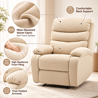 Canapé inclinable de salon moderne simple et ajustable, sofa de relaxation, offre spéciale